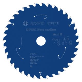 Panza fierastrau circular Bosch EXPERT Wood cordless, 165x20x1.5/1mm, 36 dinti