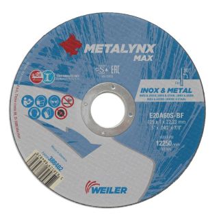 Disc taiere metal Weiler METALYNX MAX, 115x22.23x1mm