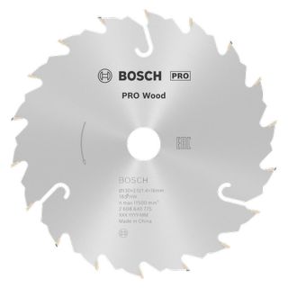 Panza fierastrau circular Bosch PRO Wood, 130x16x2/1.4mm, 18 dinti