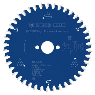 Panza fierastrau circular Bosch EXPERT High Pressure Laminate, 140x20x1.8/1.3mm, 42 dinti