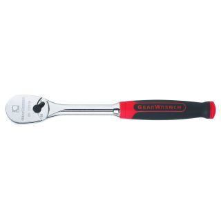 Antrenor cu clichet reversibil Gearwrench, maner cauciuc, 1/2", 84 dinti, 280mm