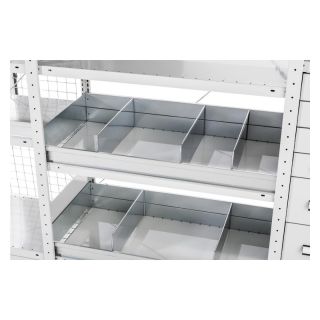 Compartiment pentru marfa vrac 1000x500mm pentru raft CLIP