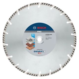 Disc diamantat multi-material Bosch PRO Multi Material, 350x20x3.3mm