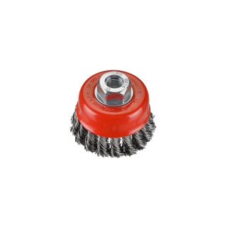 Perie oala Osborn EUPBCB004, fir rasucit otel 0.5mm, M14, 80x22mm