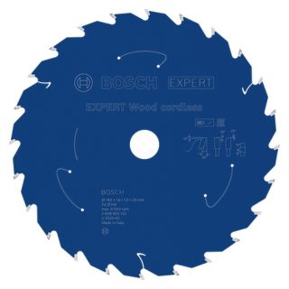 Panza fierastrau circular Bosch EXPERT Wood cordless, 184x20x1.6/1mm, 24 dinti