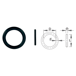 Inel de retinere Unior 231.8/4, cu stift 1/2", 15 - 32mm