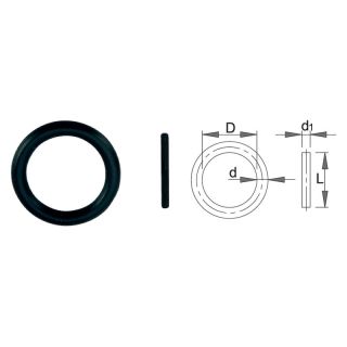 Garnitura pentru cap cheie tubulara de impact Unior, 1", 75-80