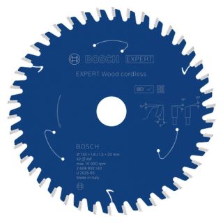 Panza fierastrau circular Bosch EXPERT Wood cordless, 140x20x1.8/1.3mm, 42 dinti