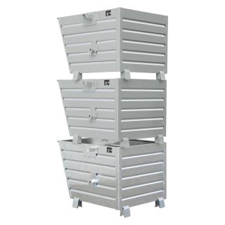 Container basculant stivuibil Bauer Sudlohn BSK 2000L zincat