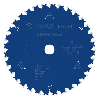 Panza fierastrau circular Bosch EXPERT Wood, 185x20x2.4/1.4mm, 32 dinti