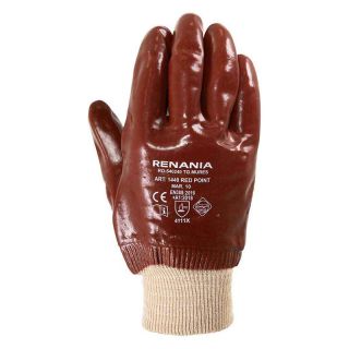 Manusi protectie taiere Renania RED POINT, maro, mas. Universala