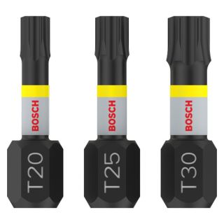 Set biti Bosch PRO Impact, TX20/TX25/TX30, 25mm, 3 bucati