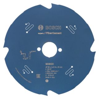 Panza fierastrau circular Bosch EXPERT for Fibre Cement, 184x30x2.2/1.6mm, 4 dinti