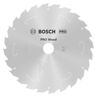 Panza fierastrau circular Bosch PRO Wood cordless, 250x30x2.2/1.6mm, 24 dinti