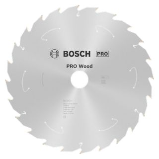 Panza fierastrau circular Bosch PRO Wood cordless, 254x30x2.2/1.6mm, 24 dinti, unghi degajare 25°
