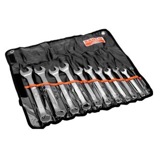 Set chei combinate Bahco, plate, imperial, 11 bucati