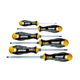 Set surubelnite Felo ERGONIC, SL/PH, 5 bucati