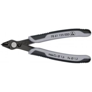 Cleste cu tais Knipex Super Knips 125 mm brunat ESD, blister