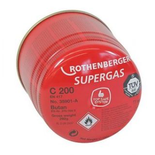 Cartus gaz cu valva tip membrana Rothenberger C200, 330ml