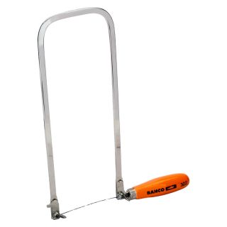 Fierastrau de traforaj Bahco cu maner din lemn, 130 mm