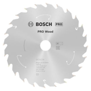 Panza fierastrau circular Bosch PRO Wood cordless, 160x20x1.5/1mm, 24 dinti