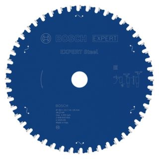 Panza fierastrau circular Bosch EXPERT Steel, 184x20x2/1.6mm, 48 dinti