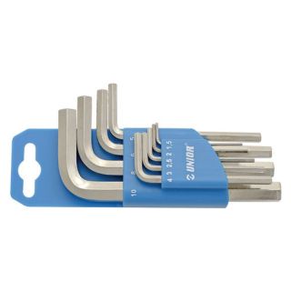 Set chei hexagonale in L Unior 220/3PH, 1.5 - 12mm, 10 piese