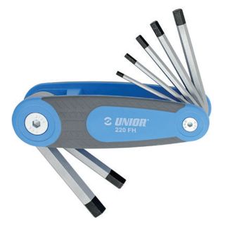 Set chei hexagonale in L Unior 220FH, tip briceag, 2.5-10mm