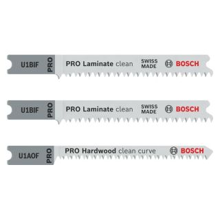 Set panze fierastrau pendular/vertical Bosch PRO Laminate, prindere U, 3 bucati