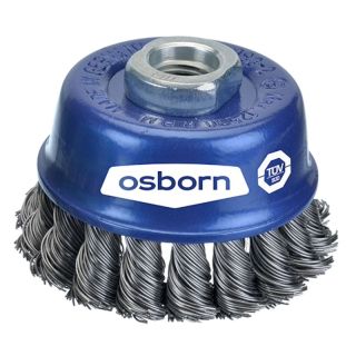 Perie oala Osborn EUPBCB001, fir rasucit otel 0.5mm, M14, 65x20mm