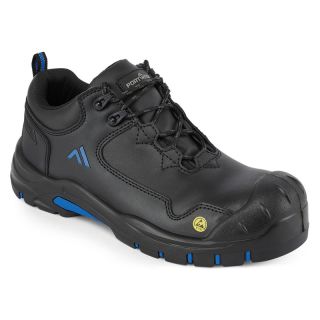 Pantofi cu bombeu Portwest APEX COMPOSITE, S3S ESD HRO SR SC FO, negru/albastru, mas. 46