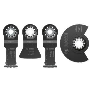 Set panze unealta multifunctionala Bosch, pentru pardoseli și montaj, 4 bucati