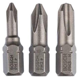 Set biti dubli Bosch Extra Hard, PH1/PH2/PH3, 25mm, 3 bucati