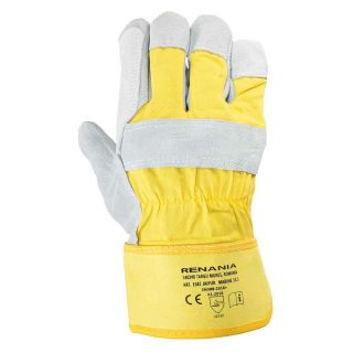 Manusi protectie taiere Renania JAIPUR, galben/alb, mas. Universala