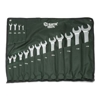 Set chei combinate Sata, 1/4"-1.1/4", 16 piese