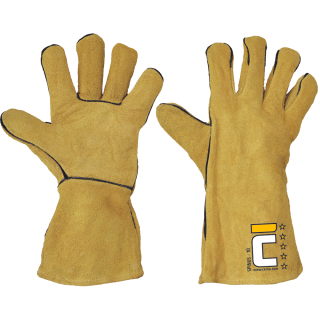 Manusi sudura Cerva SPINUS KEVLAR, galben, mas. 11