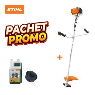 Pachet combo Stihl - FS 235 Motocoasa 1.50kW + Cap pentru cosit AutoCut 36-2 + Ulei 1L