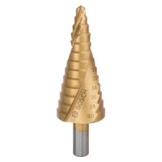 Burghiu in trepte Bosch HSS-TiN, 3 laturi, 4-12mm