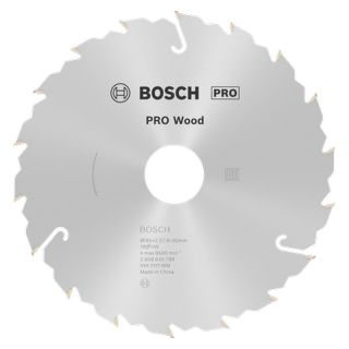 Panza fierastrau circular Bosch PRO Wood, 165x30x2.2/1.6mm, 18 dinti