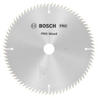Panza fierastrau circular Bosch PRO Wood, 254x30x2.5/1.8mm, 80 dinti
