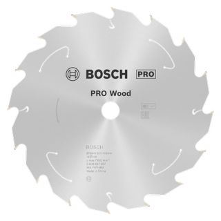 Panza fierastrau circular Bosch PRO Wood cordless, 184x16x1.6/1.1mm, 16 dinti