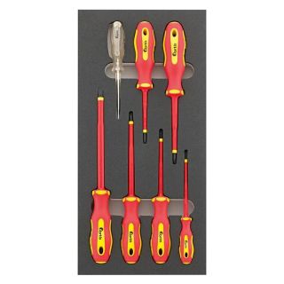 Set surubelnite Fortis, VDE, SL/PH, 7 bucati