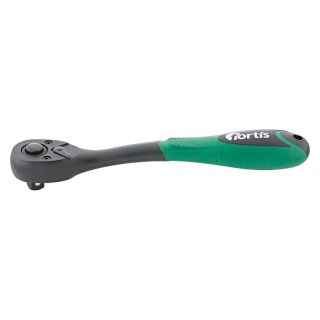Antrenor cu clichet reversibil Fortis, 1/2", 72 dinti, 260mm