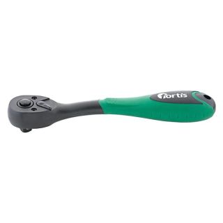 Antrenor cu clichet reversibil Fortis, 3/8", 72 dinti, 200mm
