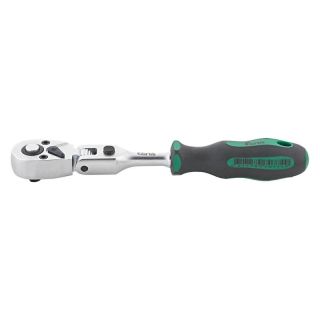 Antrenor cu clichet reversibil articulat Fortis, 1/4", 72 dinti, 160mm