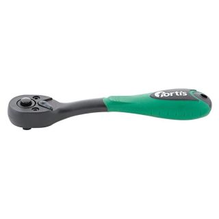 Antrenor cu clichet reversibil Fortis, 1/4", 72 dinti, 150mm