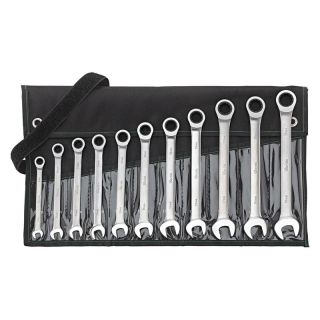 Set chei combinate cu clichet Fortis, 8-19mm, 11 piese