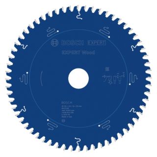 Panza fierastrau circular Bosch EXPERT Wood, 216x30x2.6/1.6mm, 60 dinti
