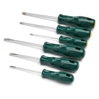 Set surubelnite Sata, maner palstic, SL/PH, 6 bucati