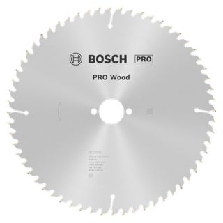 Panza fierastrau circular Bosch PRO Wood, 250x30x3.2/2.2mm, 60 dinti, unghi degajare 10°